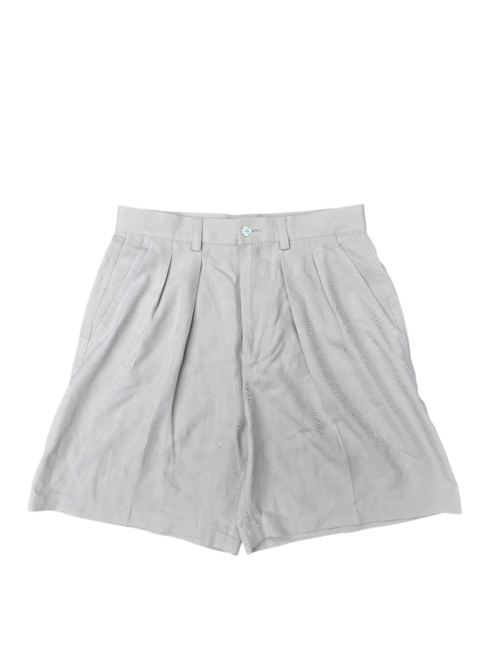 Tommy Bahama 100% Silk Pleated Herringbone Shorts - Size 8